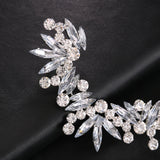 Stonefans Crystal Ear Clip Earrings for Women 1 Pcs Rhinestone Left Ear Cuff