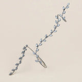 Stonefans Zircon Hand Palm Bracelet for Women Bridal Bangle Jewelry