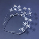 Stonefans Baroque Bridal Hair Accessories Star Crown Wedding Headband