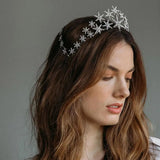 Stonefans Baroque Bridal Hair Accessories Star Crown Wedding Headband