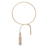 Stonefans Baroque Rhinestone Necklace for Women