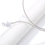 Stonefans Baroque Rhinestone Necklace for Women
