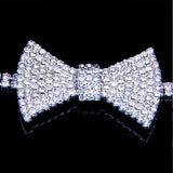 Stonefans Crystal Bow Tie Necklace Choker Jewelry for Women