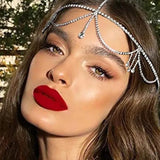 Stonefans Rhinestone Bridal Headpiece Crystal Hair Chain
