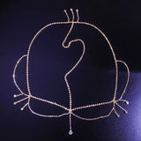 Stonefans Rhinestone Bridal Headpiece Crystal Hair Chain