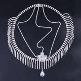 Stonefans Bling Indian Forehead Chain Rhinestone Headband Headpiece for Women