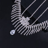 Stonefans Bling Indian Forehead Chain Rhinestone Headband Headpiece for Women