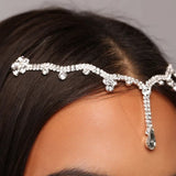 Stonefans Indian Pendant Forehead Chain Jewelry Tiara