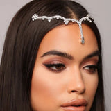 Stonefans Indian Pendant Forehead Chain Jewelry Tiara