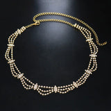 Stonefans Rhinestone Hair Chain Bohemian Headband
