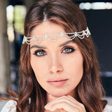 Stonefans Rhinestone Hair Chain Bohemian Headband