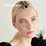 Stonefans Crystal Forehead Chain Tassel Hair Accesories for Women