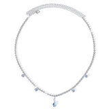 Bohemia Rhinestone Head Chain Forehead Pendant Crystal Hair Chain Headdress