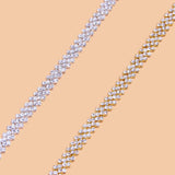 Stonefans Rhinestone Chain Anklet Bracelet for Women