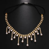Stonefans Bohemian Rhinestones Pearl Leg Chain Tassel Thigh Chain Body Harness