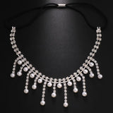 Stonefans Bohemian Rhinestones Pearl Leg Chain Tassel Thigh Chain Body Harness