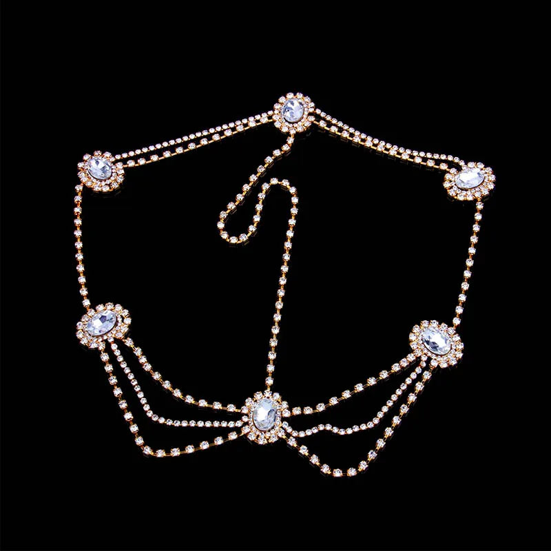 Stonefans Vintage Rhinestone Bridal Headband for Women Wedding