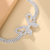Stonefans Boho Rhinestone Butterfly Anklet Bracelet for Women