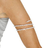 Stonefans Boho Layer Crystal Bracelet Arm Cuff Armlet Rhinestone Bangles