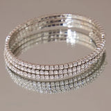 Stonefans Boho Layer Crystal Bracelet Arm Cuff Armlet Rhinestone Bangles