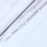 Stonefans Colorful Rhinestone Round Anklet Bracelet for Women