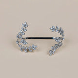 Stonefans Leaf Hand Bracelet Palm Cuff Bangle for Women