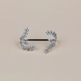 Stonefans Leaf Hand Bracelet Palm Cuff Bangle for Women