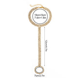 Stonefans Bridal Crystal Anklet Chain Foot Jewlery for Women