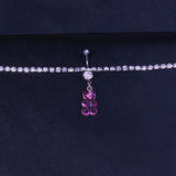 Stonefans Colorful Bear Waist Chain Gothic Belt Indian Jewelry