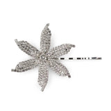 Stonefans Rhinestone Flower Hair Clip Set Vintage Bling Gift