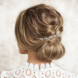 Stonefans Bridal Hair Accessories Leaves Rhinestone Crystal Headband