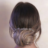 Stonefans Bridal Hair Accessories Leaves Rhinestone Crystal Headband