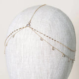 Stonefans Round Rhinestone Head Chain Indian Forehead Accessories