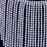 Stonefans Ethnic Tassel Choker Necklace Bohemian Crystal Statement Collar