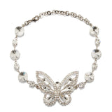 Stonefans Butterfly Crystal Choker Necklace Rhinestone Collar Jewelry