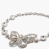 Stonefans Butterfly Crystal Choker Necklace Rhinestone Collar Jewelry