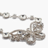 Stonefans Butterfly Crystal Choker Necklace Rhinestone Collar Jewelry