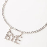 Stonefans Rhinestone Choker Necklace