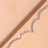 Stonefans Lrregular Waves Necklace Halloween Crystal Statement Necklaces