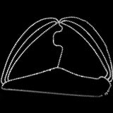 Stonefans Rhinestone Chain Hair Band for Women Bridal Tassel Head Chain Wedding