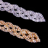 Stonefans Rhinestone Hair Chain with Tassel Hair Comb Jewelry for Women