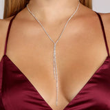 Stonefans Y Shape Long Necklace Tassel Choker Collar Gift