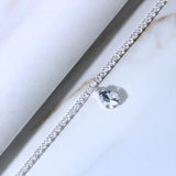 Stonefans Water Drop Charm Anklet Foot Jewelry for Women