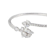 Rhinestone Flower Bracelet for Wedding Bridesmaid