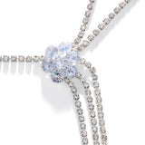 Stonefans Folwer Shoulder Chain Wedding Necklace Jewelry