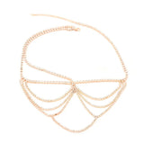 Bohemian Rhinestone Tassel Hair Chain Crystal Bridal Headband