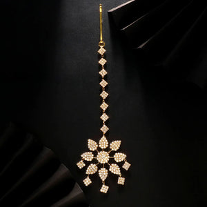 Indian Bridal Forehead Chain Headband Boho Headpiece