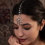 Indian Bridal Forehead Chain Headband Boho Headpiece