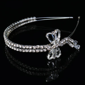 Stonefans Crystal Hair Band Bride Headband Rhinestone Bridal Hair Hoop