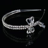 Stonefans Crystal Hair Band Bride Headband Rhinestone Bridal Hair Hoop